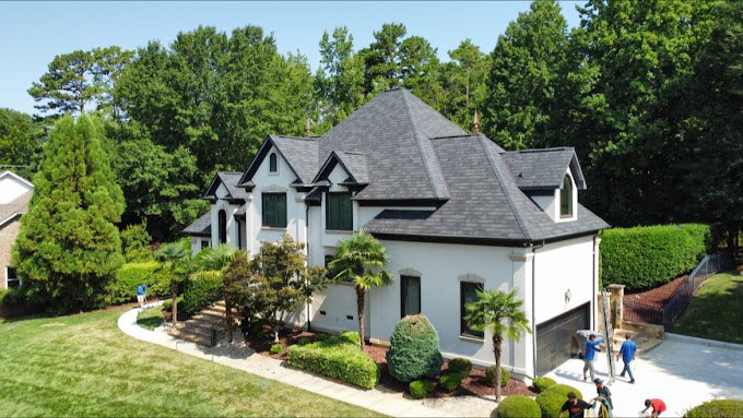 Completed roof replacement Charlotte NC